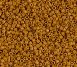 11/0 Miyuki Delica Seed Bead – Dyed Opaque Pumpkin