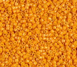 11/0 Miyuki Delica Seed Bead – Dyed Opaque Squash