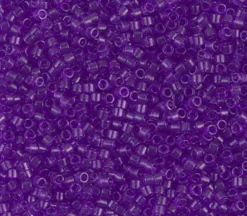 11/0 Miyuki Delica Seed Bead – Dyed Transparent Violet