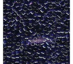 11/0 Miyuki Delica Seed Bead – Emerald Lined Cobalt AB