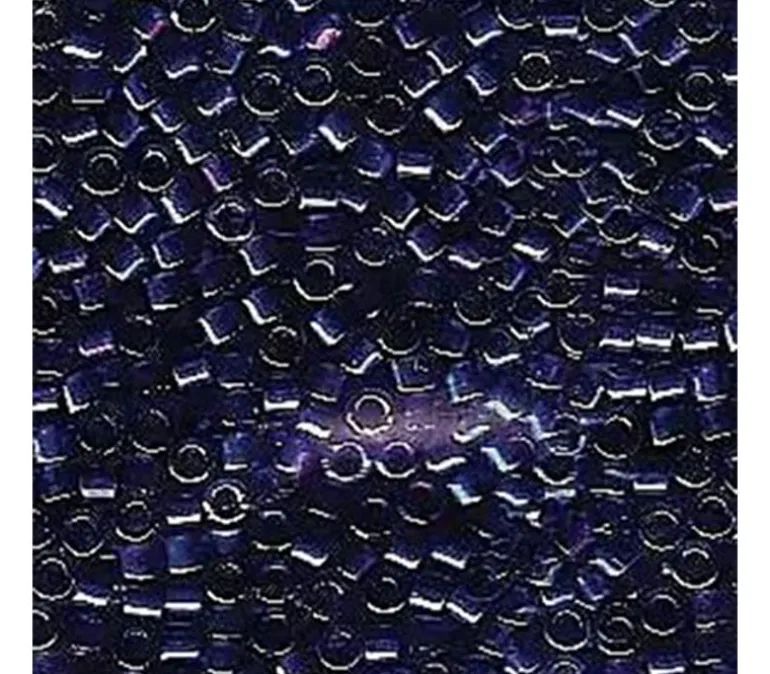 11/0 Miyuki Delica Seed Bead – Emerald Lined Cobalt AB