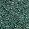 11/0 Miyuki Delica Seed Bead – Forest Green Lined Opal AB