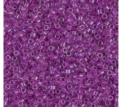 11/0 Miyuki Delica Seed Bead – Lined Lilac AB