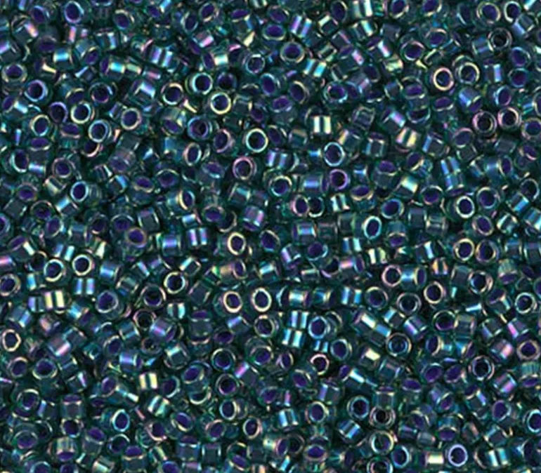 11/0 Miyuki Delica Seed Bead – Luster Teal Iris