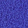 11/0 Miyuki Delica Seed Bead – Matte Opaque Cyan Blue