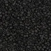 11/0 Miyuki Delica Seed Bead – Matte Black