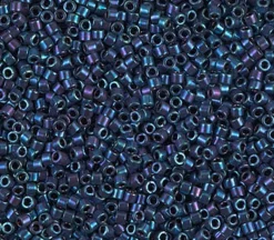 11/0 Miyuki Delica Seed Bead – Metallic Purple-Gold Iris