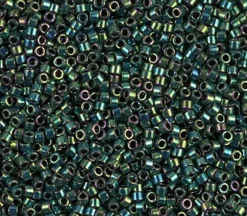 11/0 Miyuki Delica Seed Bead – Metallic Teal Iris