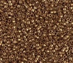 11/0 Miyuki Delica Seed Bead – Metallic Luster Transparent Rosegold