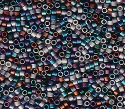 11/0 Miyuki Delica Seed Bead – Mix Matte Heavy Metals