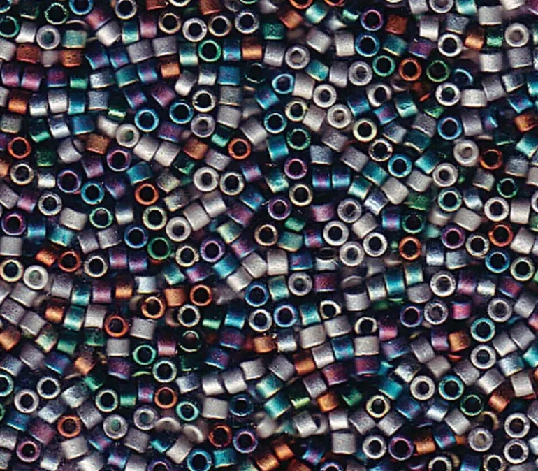 11/0 Miyuki Delica Seed Bead – Mix Matte Heavy Metals