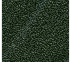 11/0 Miyuki Delica Seed Bead – Opaque Forest Green