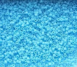 11/0 Miyuki Delica Seed Bead – Opaque Light Turquoise