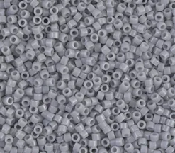 11/0 Miyuki Delica Seed Bead – Opaque Ghost Grey