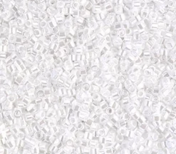 11/0 Miyuki Delica Seed Bead – Opaque White Pearl