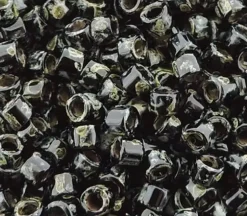 11/0 Miyuki Delica Seed Bead – Picasso Smoky Black Matte