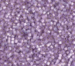 11/0 Miyuki Delica Seed Bead – Silver Lined Lavender Alabaster Dyed