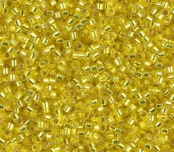 11/0 Miyuki Delica Seed Bead – Silver Lined Yellow