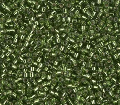 11/0 Miyuki Delica Seed Bead – Silver Lined Olive