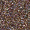 11/0  Miyuki Round Seed Bead – Berry Lined Light Topaz AB