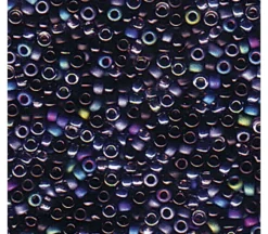 15/0 Miyuki Round Seed Bead – Black Medley Mix