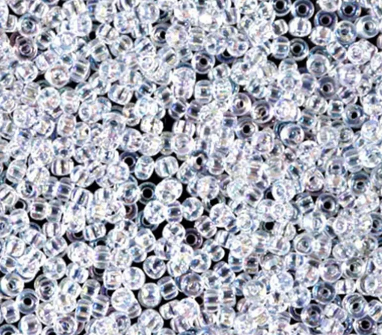 11/0 Miyuki Round Seed Bead – Crystal AB