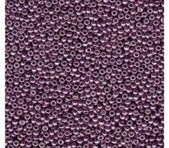 15/0 Miyuki Round Seed Bead – Duracoat Galvanized Eggplant