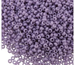 15/0  Miyuki Round Seed Bead – Duracoat Opaque Dyed Purple
