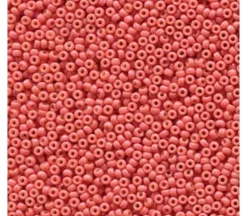 15/0 Miyuki Round Seed Bead – Duracoat Opaque Dyed Rose