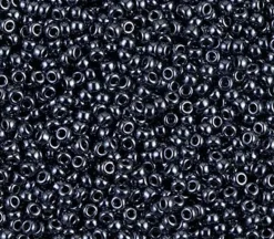 11/0 Miyuki Round Seed Bead – Gunmetal