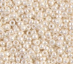 8/0  Miyuki Round Seed Bead – Ivory Ceylon