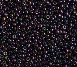 11/0  Miyuki Round Seed Bead – Metallic Purple Iris