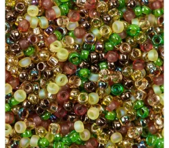 15/0  Miyuki Round Seed Bead – Mixed Earthtone
