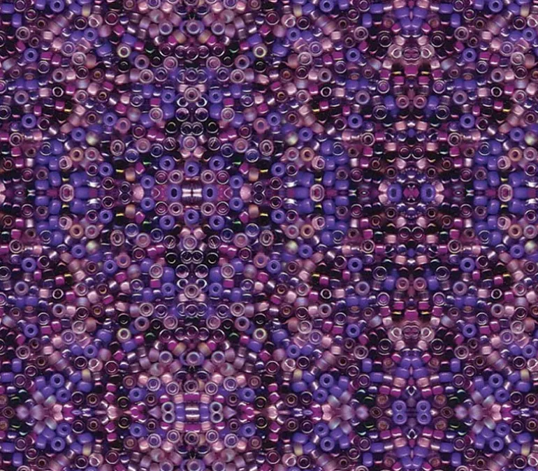15/0 Miyuki Round Seed Bead – Mixed Lilacs