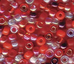 8/0  Miyuki Round Seed Bead – Mix Strawberry Field