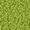 11/0  Miyuki Round Seed Bead – Opaque Chartruese