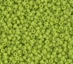 11/0  Miyuki Round Seed Bead – Opaque Chartruese