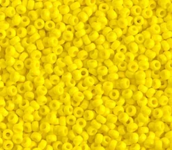 11/0  Miyuki Round Seed Bead – Opaque Yellow