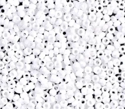 11/0  Miyuki Round Seed Bead – Opaque White