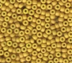 6/0  Miyuki Round Seed Bead – Opaque Mustard