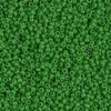 15/0  Miyuki Round Seed Bead – Opaque Pea Green