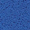 15/0  Miyuki Round Seed Bead – Opaque Bright Blue