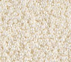 11/0  Miyuki Round Seed Bead – Pearl Ceylon