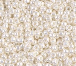 8/0  Miyuki Round Seed Bead – Pearl Ceylon