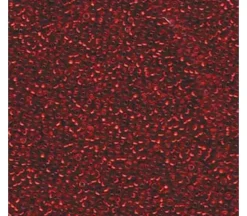15/0  Miyuki Round Seed Bead – Silver Lined Burnt Orange