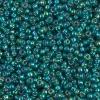 11/0  Miyuki Round Seed Bead – Silver Lined Emerald AB