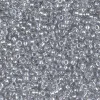 11/0  Miyuki Round Seed Bead – Sparkle Pewter Lined Crystal