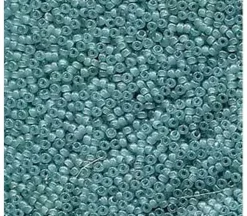 11/0  Miyuki Round Seed Bead – Translucent Eucalyptus