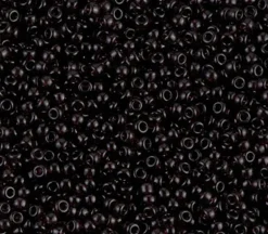 11/0  Miyuki Round Seed Bead – Transparent Extra Dark Smoky Amethyst
