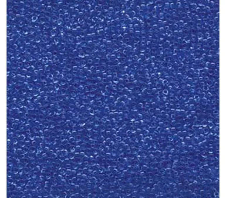 15/0 Miyuki Round Seed Bead – Transparent Sapphire